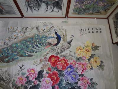 富貴錦繡圖 國畫功底深厚，作品受追捧，盡顯藝術魅力